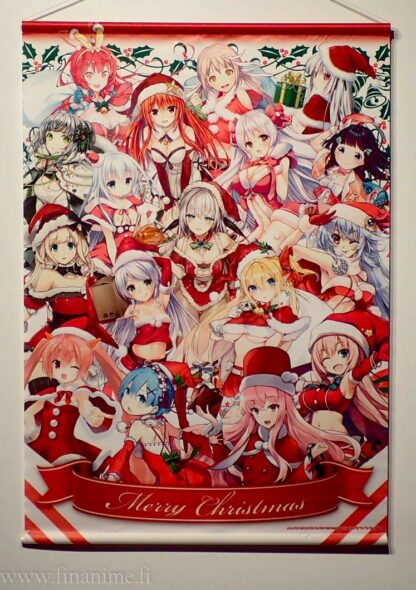 Kadokawa Girls - Merry Christmas - Wall Scroll