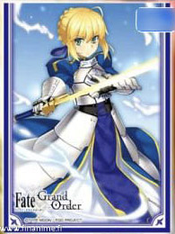 Fate/Grand Order - Saber/Altria Lycee ver. - Saber card sleeve