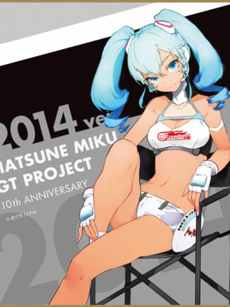 Racing Miku 2014 ver design 4 - Hatsune Miku shikishi