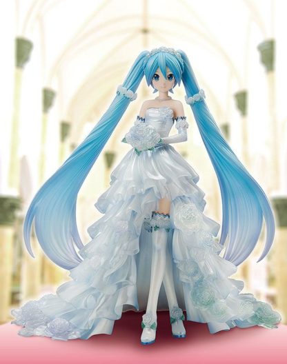 Hatsune Miku figuuri Wedding Dress ver - Freeing 1/7 scale