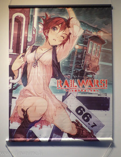 Rail Wars! Wall Scroll - Aoi Sakurai