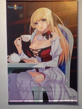 Jeanne at the Clock Tower Wall Scroll
