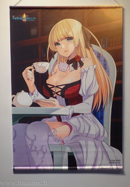 Jeanne at the Clock Tower Wall Scroll
