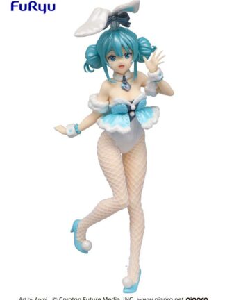 Hatsune Miku Vocaloid BiCute White Rabbit Pearl Color ver figuuri