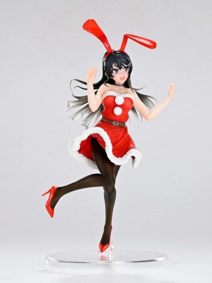 Aobuta: Rascal Does Not Dream of Bunny Girl Senpai - Mai Sakurajima Christmas Bunny Figure