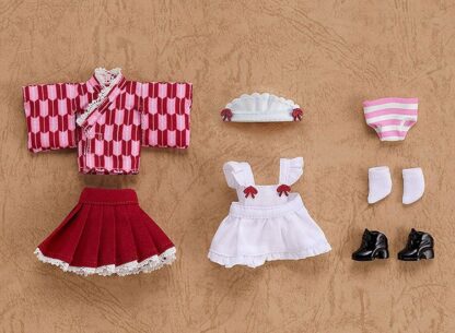 Nendoroid Doll Outfit Set Japanese-Style Maid - Pink