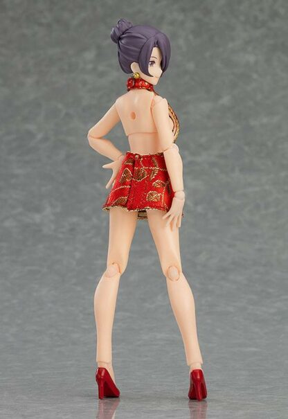 Original Female Body (Mika) with Mini Skirt Chinese Dress Outfit Figma [569]