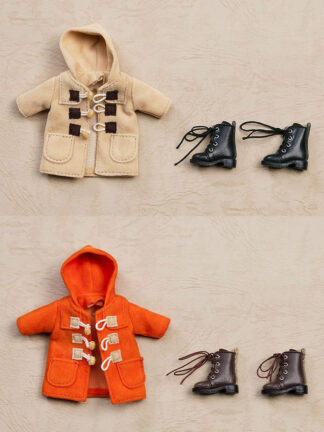 Nendoroid Doll Warm Clothing Set: Boots & Duffle Coat (Beige/Orange)