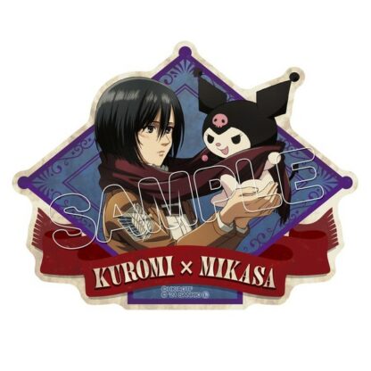 Attack on Titan x Sanrio - Mikasa Ackerman Travel Sticker