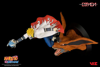 Naruto Shippuden - Minato Namikaze vs Nine Tailed Fox Wall Art figuuri