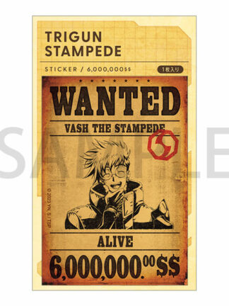 Trigun Stampede Wanted sticker
