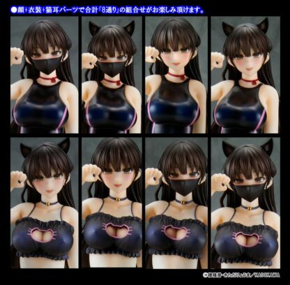 Mishiranu Joshikousei ni Kankisareta Mangaka no Hanashi - Konata Competitiwe Swimsuit & Cat Lingerie Costume set figuuri