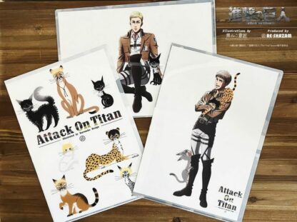 Attack on Titan Cat plastic pocket set