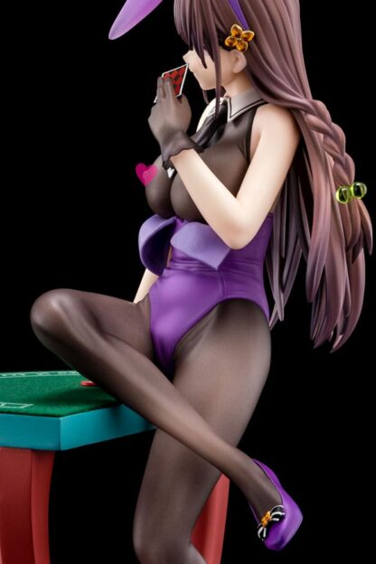 The Demon Sword Master of Excalibur Academy - Elfine Phillet wearing Flower's purple bunny costume with Nip Slip Gimmick System figure