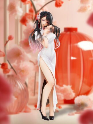 Original by Mai Okumura - Healing-type White Chinese Dress Lady figure