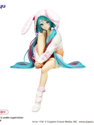 Hatsune Miku Rabbit Ear Hood Pajama Noodle Stopper figuuri