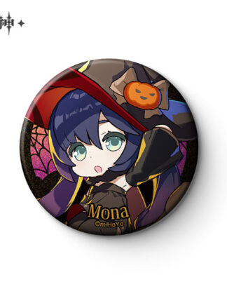 Genshin Impact - Mona Halloween Chibi pinssi