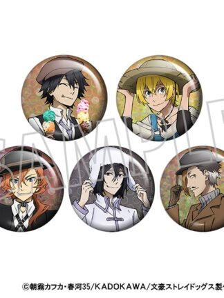 Bungo Stray Dogs Hologram pinssi-gacha